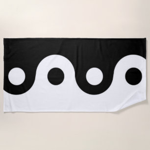 Yin yang strandlaken