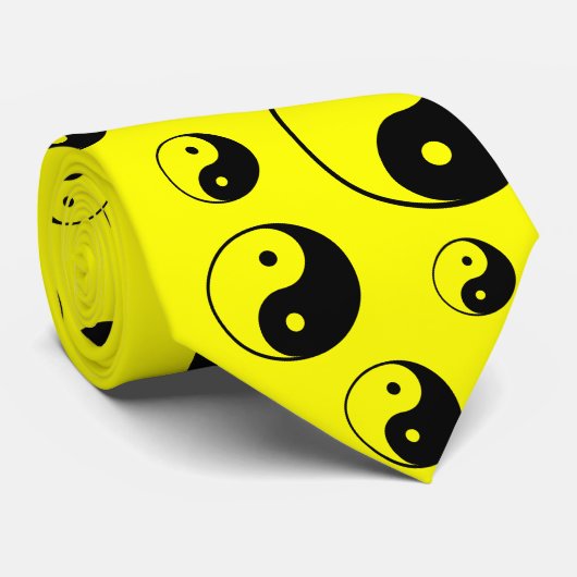 Yin Yang Stropdas (Opgerold)