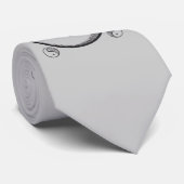 Yin Yang Stropdas (Opgerold)