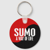 Yin Yang Sumo 1 Sleutelhanger (Voorkant)