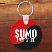 Yin Yang Sumo 1 Sleutelhanger (Voorkant)