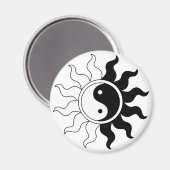 Yin yang sun magnet (Voorkant / Achterkant)