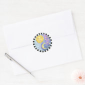 Yin Yang Sun/Moon Sticker (Envelop)