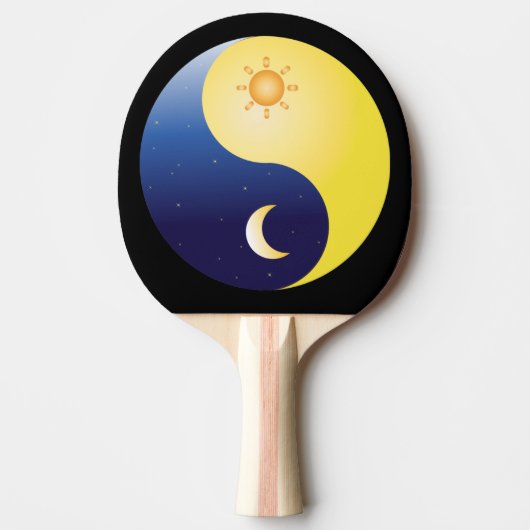 Yin Yang, Sun Moon Tafeltennisbatje (Voorkant)