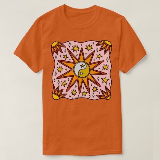 Yin Yang Sun T-shirt (Design voorkant)