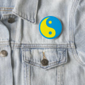 Yin Yang Swedish Style Ronde Button 5,7 Cm (In situ)