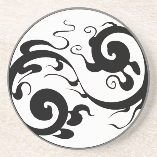 Yin-Yang Swirl Onderzetter (Voorkant)