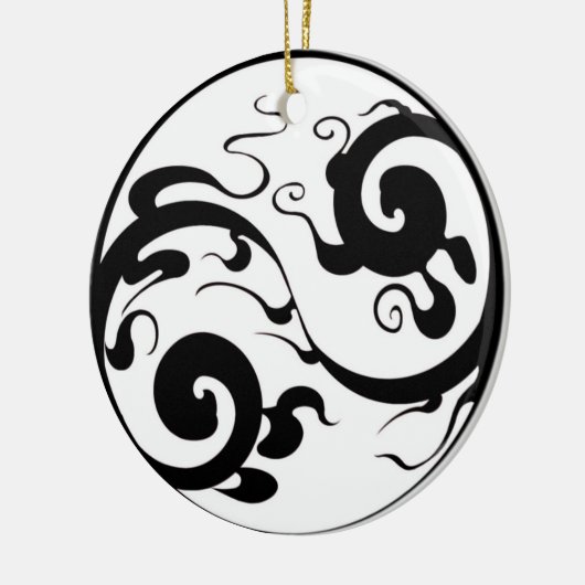 Yin Yang Swirl Ornament (Links)