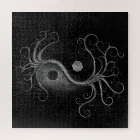 Yin Yang Swirl Tree Legpuzzel (Horizontaal)