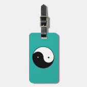Yin Yang Symbol Bagagelabel (Voorkant verticaal)