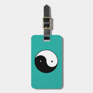 Yin Yang Symbol Bagagelabel