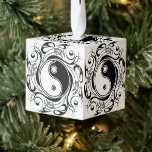 Yin & Yang Symbol Black and White Tattoo Style Decoratie<br><div class="desc">Decorative Ying Yang Symbol Psychedelic Black and White Tattoo Style Art Design. Originally created with Hi Quality Vector Graphic Art Copyright BluedakArt TheChameleonArt.</div>