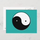 Yin Yang Symbol Briefkaart (Voorkant / Achterkant)