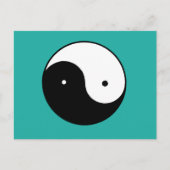 Yin Yang Symbol Briefkaart (Voorkant)