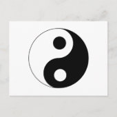 Yin Yang Symbol Briefkaart (Voorkant)