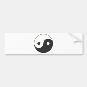 YIN & YANG SYMBOL BUMPERSTICKER