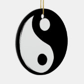 Yin Yang Symbol Dark and Light Keramisch Ornament (Rechts)