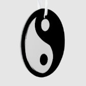 Yin Yang Symbol Dark and Light Ornament (voorkant)