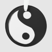 Yin Yang Symbol Dark and Light Ornament (voorkant)
