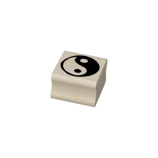 Yin Yang Symbol Dark and Light Rubberstempel (Stempel)
