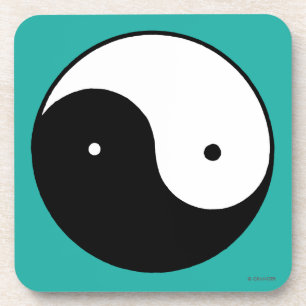 Yin Yang Symbol Drankjes Onderzetter