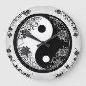 Yin Yang Symbol Grote Klok (Voorkant)