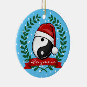 Yin Yang Symbol Holiday Keramisch Ornament (Rechts)