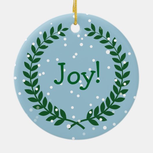 Yin Yang Symbol Holiday Keramisch Ornament (Achterkant)