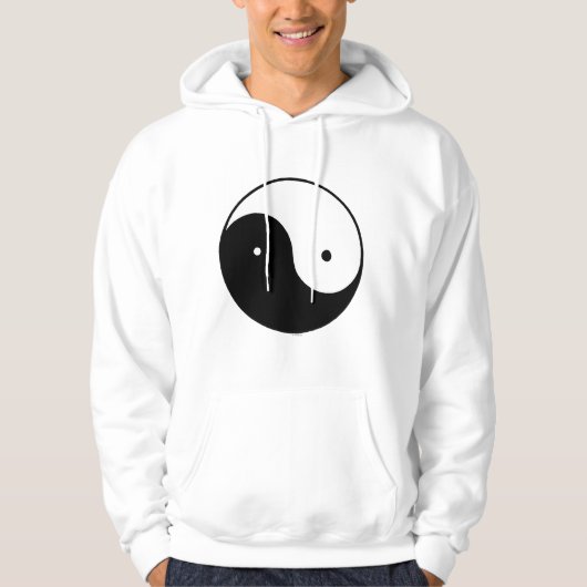 Yin Yang Symbol Hoodie (Voorkant)
