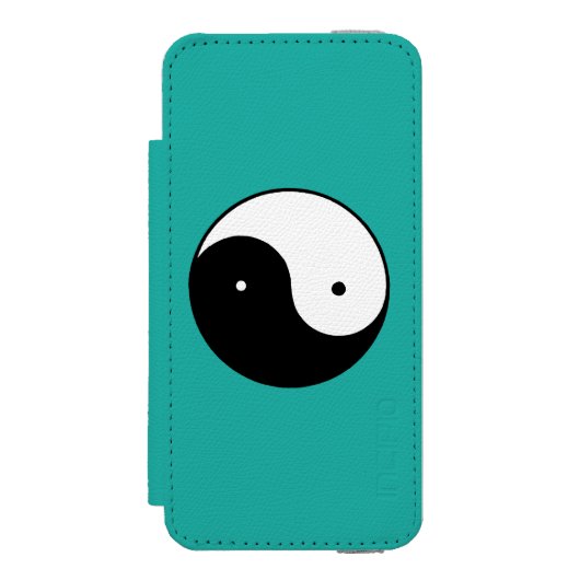 Yin Yang Symbol Incipio iPhone Portemonnee Hoesje (Voorkant Agenda)