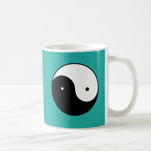 Yin Yang Symbol Koffiemok (Rechts)