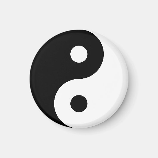 Yin Yang Symbol Magneet (Voorkant)