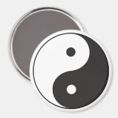 Yin Yang Symbol Magnet (Voorkant / Achterkant)