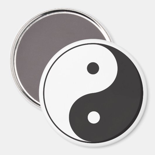 Yin Yang Symbol Magnet (Voorkant / Achterkant)