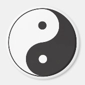 Yin Yang Symbol Magnet (Voorkant)