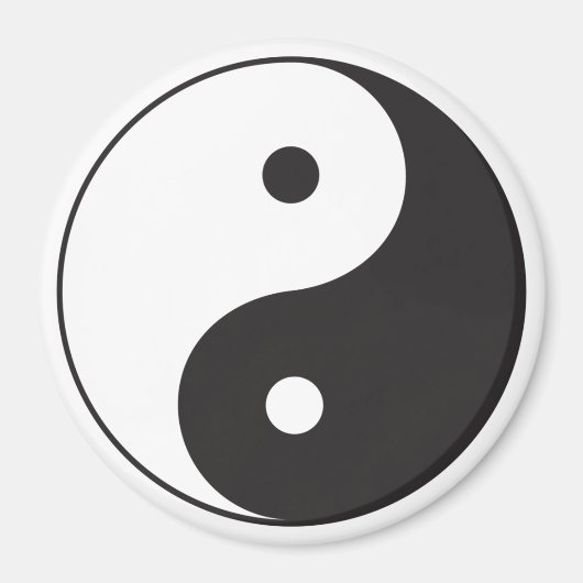 Yin Yang Symbol Magnet (Voorkant)
