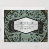 Yin Yang Symbol Mandala Kaart (Achterkant)