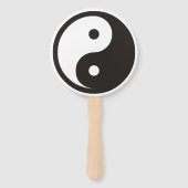Yin Yang Symbol - massief tattoo ontwerp 1 + 2 Handwaaier (Achterkant)