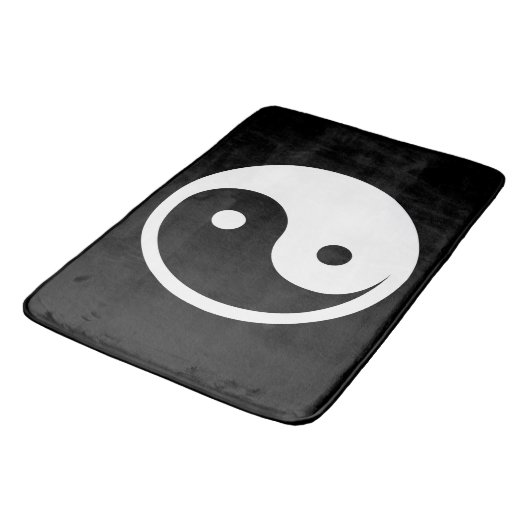 Yin Yang Symbol - massief tattoo ontwerp 2 Badmat (Gekanteld)