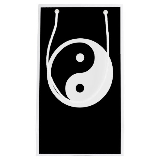 Yin Yang Symbol - massief tattoo ontwerp 2 Klein Cadeauzakje (Voorkant)