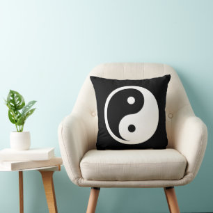 Yin Yang Symbol - massief tattoo ontwerp 2 Kussen