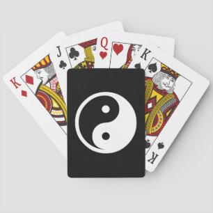 Yin Yang Symbol - massief tattoo ontwerp 2 Pokerkaarten