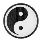 Yin Yang Symbol - massief tattoo ontwerp 2 Snijplank (Voorkant)