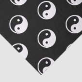 Yin Yang Symbol - massief tattoo ontwerp 2 Tissuepapier (Detail)