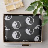 Yin Yang Symbol - massief tattoo ontwerp 2 Tissuepapier (Geschenk)