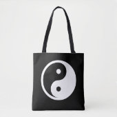 Yin Yang Symbol - massief tattoo ontwerp 2 Tote Bag (Voorkant)