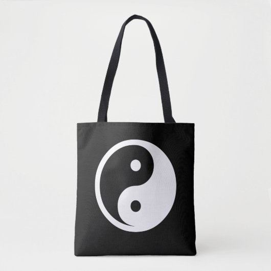 Yin Yang Symbol - massief tattoo ontwerp 2 Tote Bag (Voorkant)