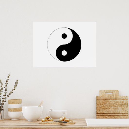 Yin-Yang Symbol Poster (Keuken)