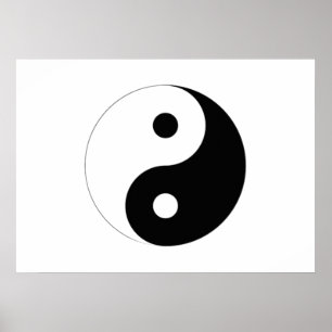 Yin-Yang Symbol Poster
