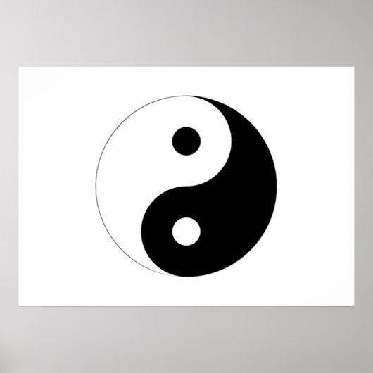 Yin-Yang Symbol Poster (Voorkant)